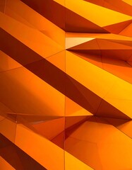 Obraz premium Geometric orange facade