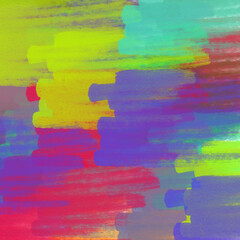 A vibrant tapestry of colors unfolds, with brushstrokes of yellow, blue, and red dancing across the canvas in a symphony of artistic expression isolated on transparent background