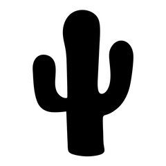 Illustration of a saguaro cactus, a succulent plant native to the sonoran desert in arizona and mexico