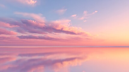 Fototapeta premium sunset over the lake