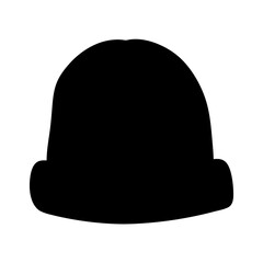 Black beanie hat winter fashion accessory knitted cap headwear apparel cold weather clothing style icon