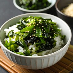 Seaweed rice dish
