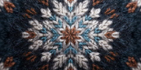 Top view of assorted colorful wool yarn balls forming creative knitting craft composition on neutral background - AI generated