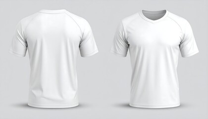 Blank white t-shirt mockups