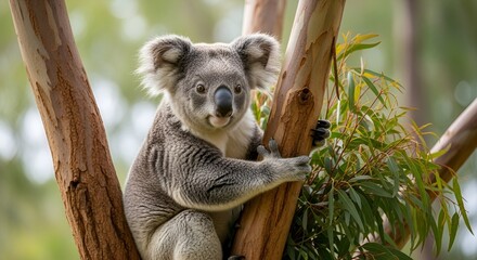 Fototapeta premium animals and fruit