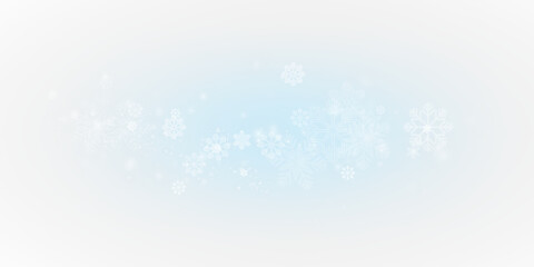 Frosty snowfall scene with cold storm blur, glitter ice, frozen crystal shine, magical flakes and dark winter mood, decorative background PNG