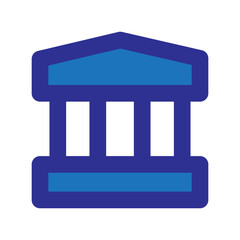 Bank icon vector UI