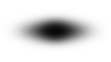 Black And White Radial Vignette Abstract Transparent Background. Smooth Monochrome Gradient From Bright Center Glow To The Dark