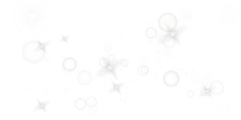 Soft shining stardust bubbles and glitter abstract festive background PNG