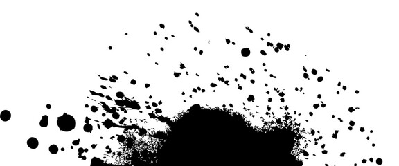 Abstract black background with empty dark space