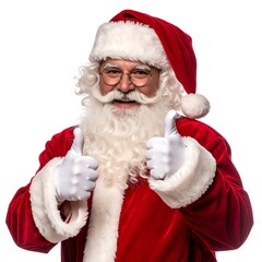 Santa Claus giving thumbs up