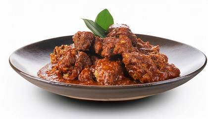 Rendang Isolated On Transparent Background