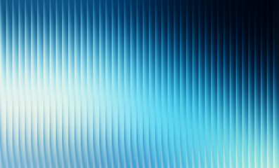 A gradient of white to blue glass with transparent light refractions and prismatic ripples on a dark background, showcasing a smooth texture, slight gloss