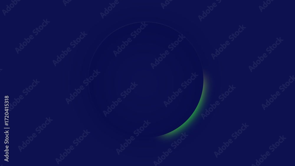 Wall mural abstract gradient circle with soft light and shadow effect