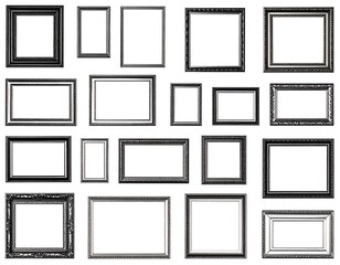 Diverse Collection of Decorative Picture Frames