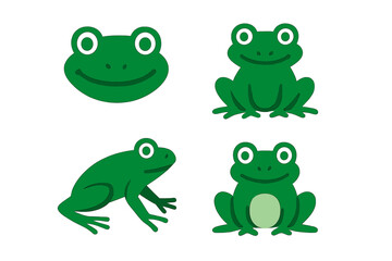 Obraz premium Frogs and Characters