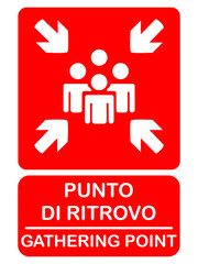 Segnale di Punto di Ritrovo – Segnaletica di Emergenza e Evacuazione