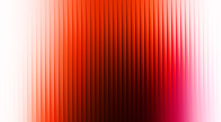 A gradient of Light red to dark red glass with transparent light refractions and prismatic ripples on a dark background, showcasing a smooth texture, slight gloss