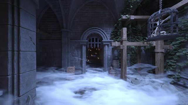 霊廟　3DCGレンダリング