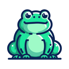 Obraz premium frog illustration design