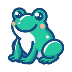 
frog illustration design