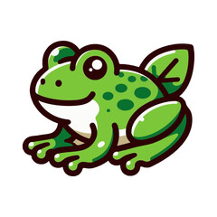 
frog illustration design
