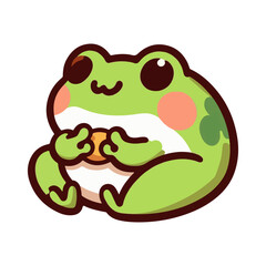 
frog illustration design