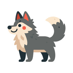 
wolf illustration design