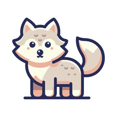 
wolf illustration design