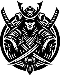 Japanese_Samurai_Emblem_Vector_–_Tribal_Style_Black_and_White_Warrior