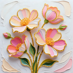 Abstract floral background
