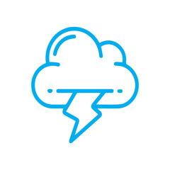 Cloud Lightning Icon