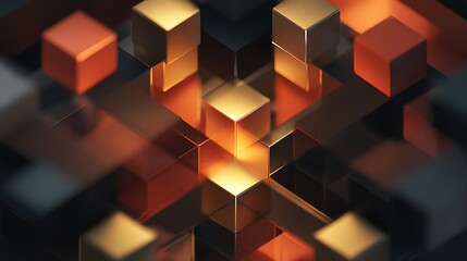 abstract background with squares