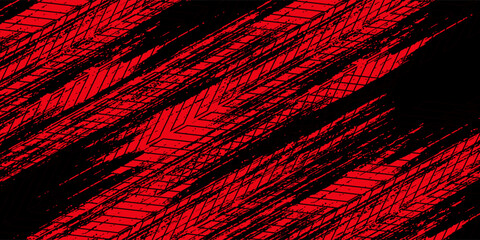 red background with abstract square shape, dynamic and sport banner concept.