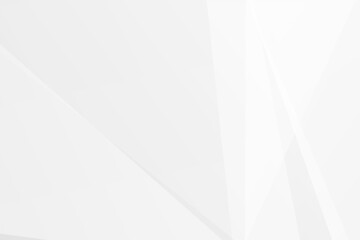 Minimal white and grey geometric background with polygons and gradients, vector EPS 10.