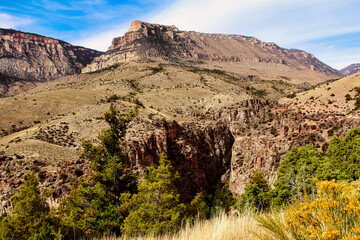 September View of Pyramid Peak in the Bighorn Mountains in Wyoming.