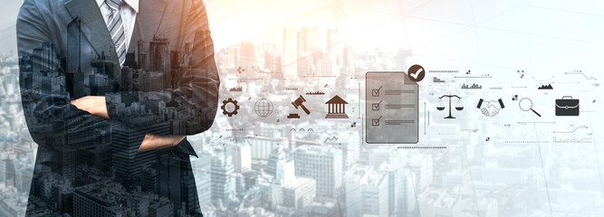 The process of ensuring regulatory compliance and finalizing business legal agreements. A concept...