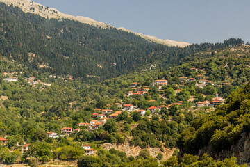 Obraz premium Rural landscape of Peloponnese peninsula, Greece