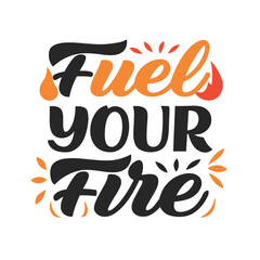 Motivational Fitness Design Fuel Your Fire for Gym Enthusiasts and Athletes
