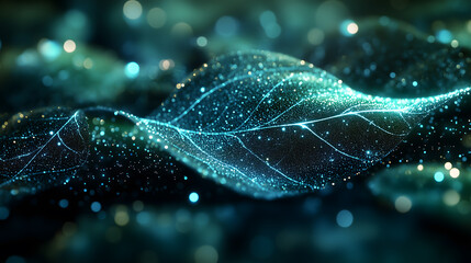 Fiber Optic Grass Leaf