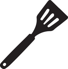 Cooking Spatula Silhouette Vector Design