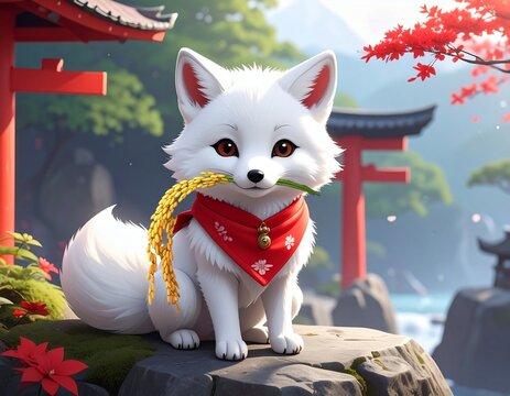 白狐 Images – Browse 508 Stock Photos, Vectors, and Video | Adobe