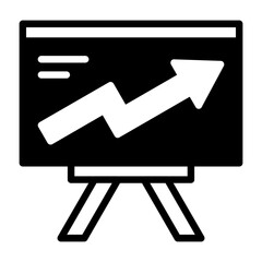Pitch Presentation Vector Icon