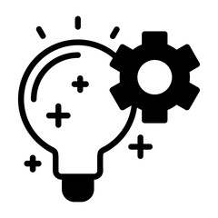 Innovation Lightbulb Vector Icon