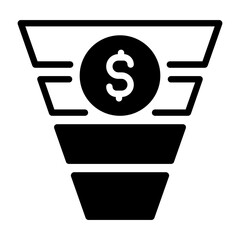 Sales Funnel Vector Icon