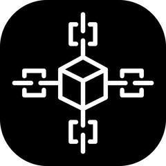 Blockchain Technology Vector Icon