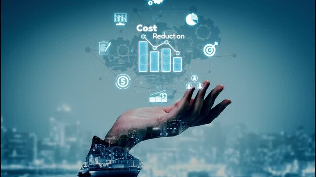 Cost reduction and cost saving through digital transformation, business cost optimization, operational cost reduction, financial savings, and resource efficiency strategies for business success. Muxer