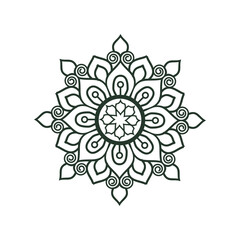 Serene Mandala Floral Pattern for Peaceful Backgrounds
