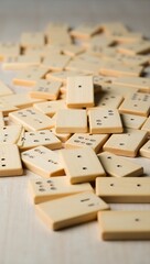 Generative AI dominoes arrangement for games