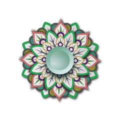 Serene Mandala Floral Pattern for Peaceful Backgrounds
